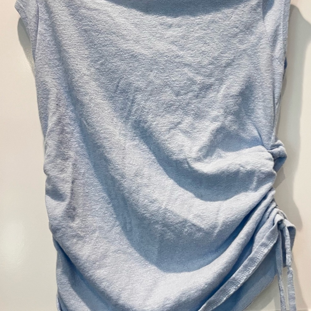Light Blue Women's Side-Tie Tank Top old navy